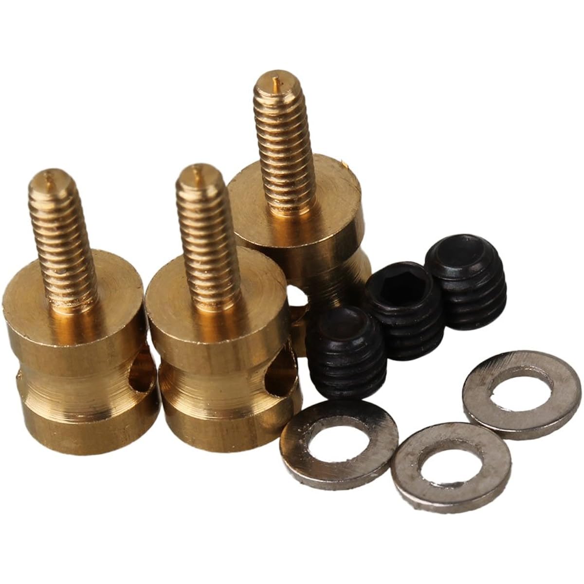 Mxfans 20pcs Metal 2 MM Pushrod Linkage Stopper for RC Aeroplane Helicopter with Screw and Nut