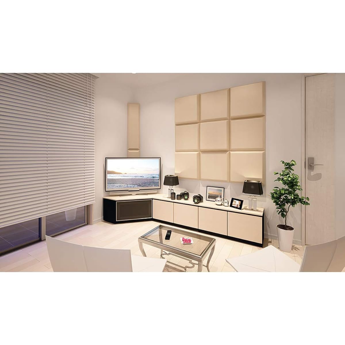 DAIKEN Otopita 02N Black 2 Sheets Acoustic Interior Wall Material Sound Absorption Sound Insulation DAIKEN