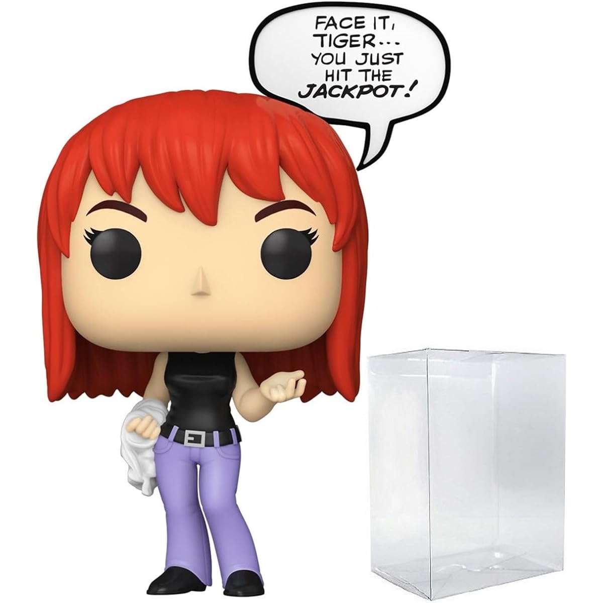 POP Marvel Spider-Man - Mary Jane Watson Exclusive Funko Vinyl Figure (Includes Compatible Box Protector Case) Multicolor 3.75"