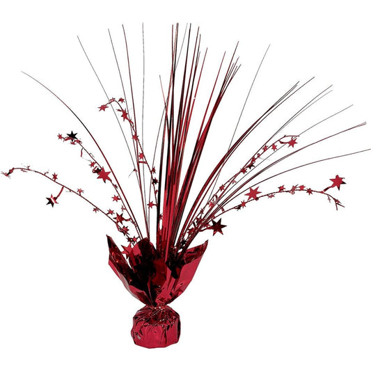 Apple Red 12 " Spray Centerpiece