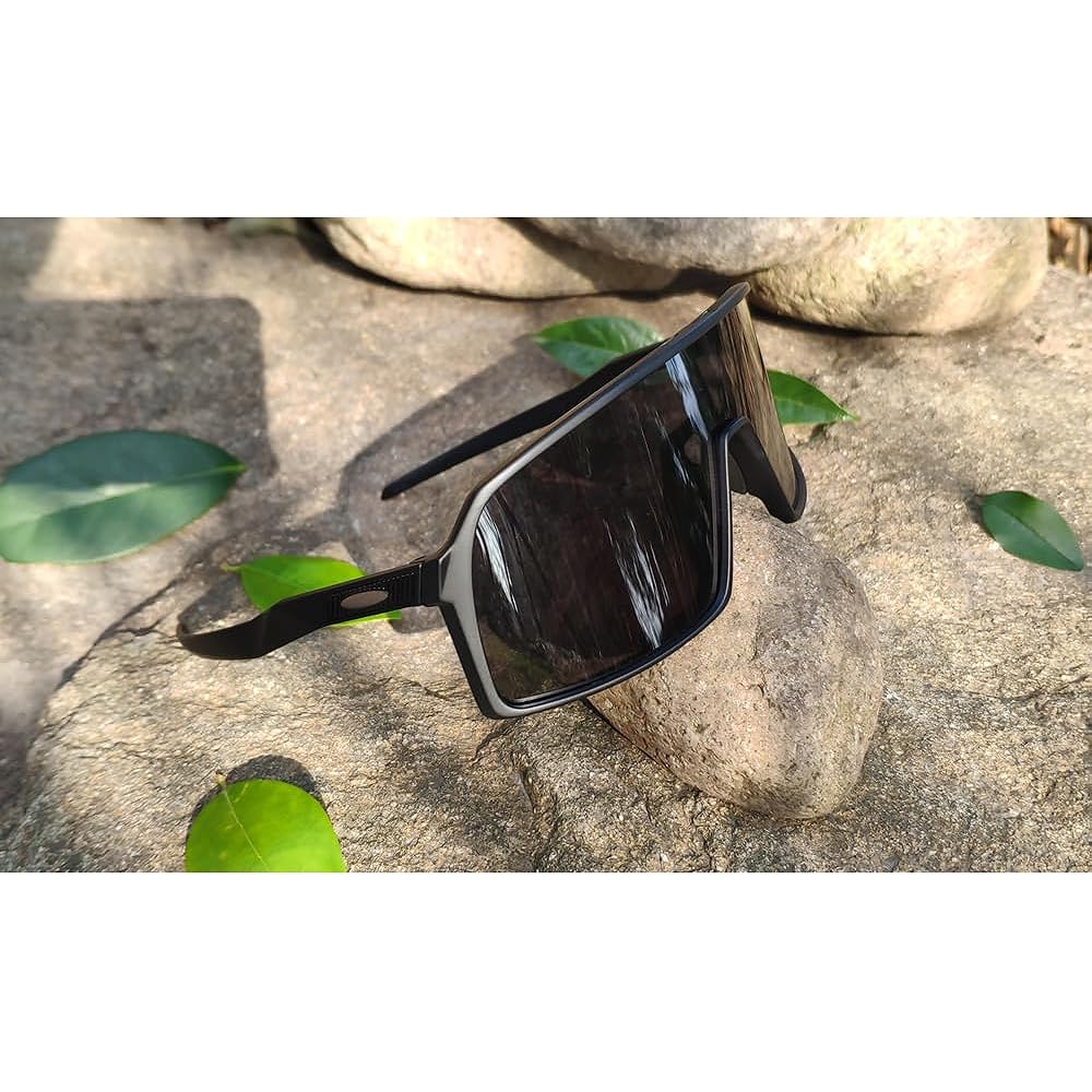 [EIENNO] Shield Iridium Original Sports Sunglasses UV Protection Fishing Cycling Walking Jocking SR