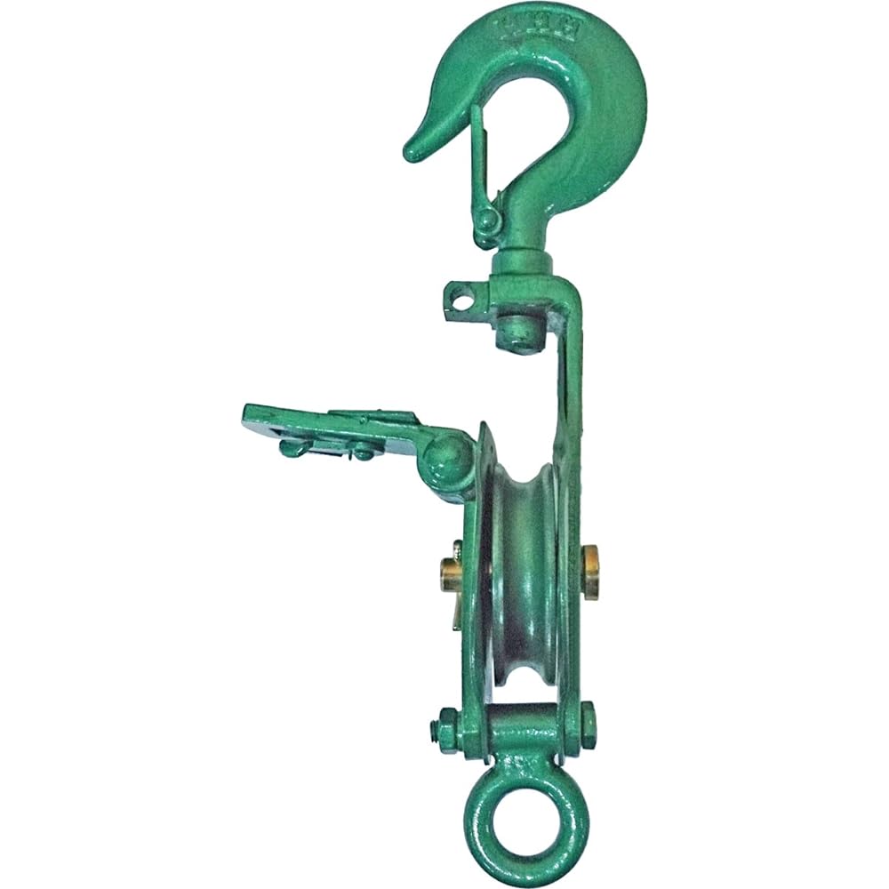 HHH Strong pulley single wheel snatch (with becket) hook type 75mm 0.5t 75×1S