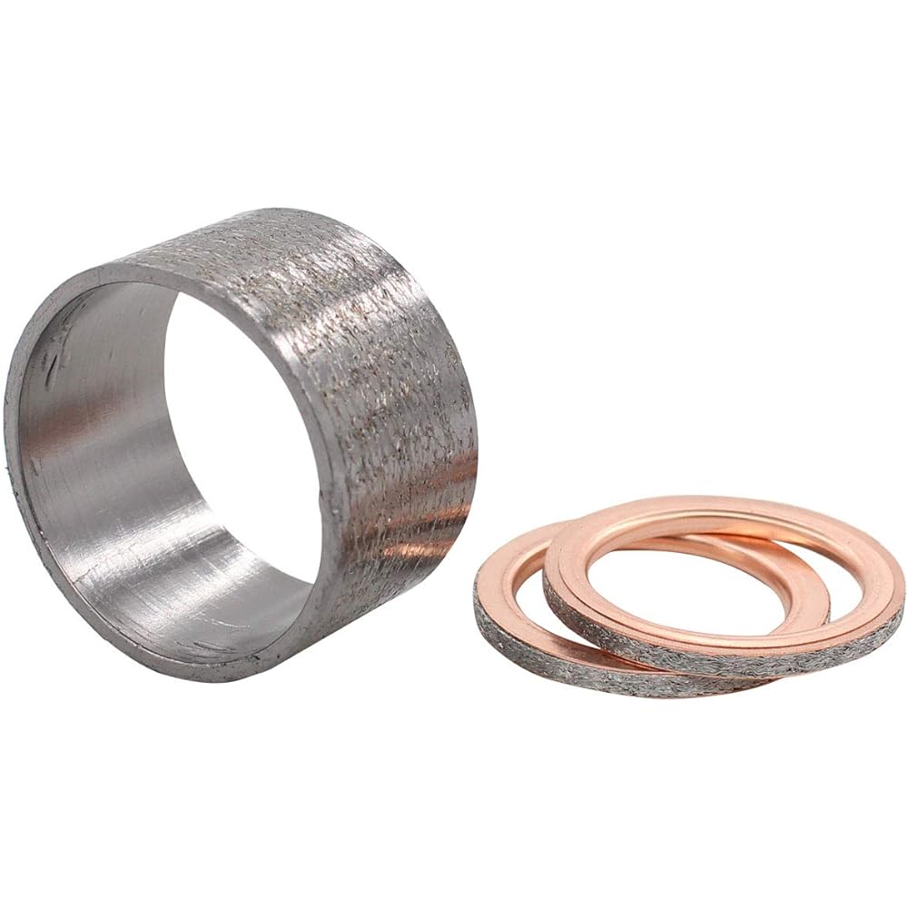 MOTOKU Exhaust Pipe Muffler Silencer Gasket Yamaha Rhino 660 YXR660F Grizzly 600 YFM600F Grizzly 660 YFM660F 4x4
