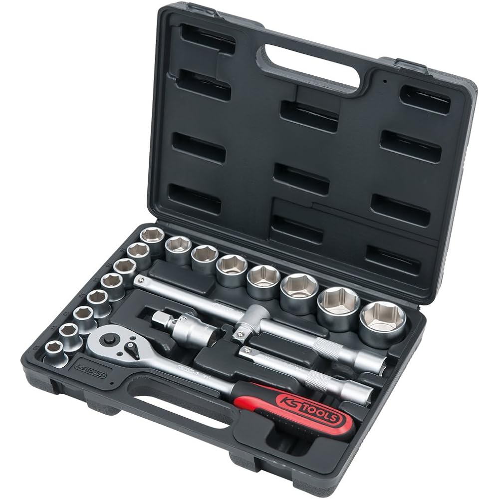 KS TOOLS 1/2" Socket set 20 pcs 911.0620