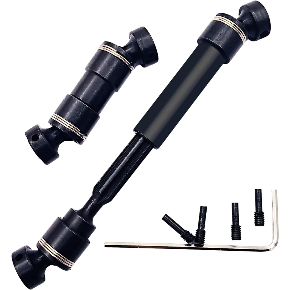 VICRAZZE Center Drive Shaft Hard Steel CVD for Traxxas 1/16 E Revo Summit 7250R Replacement