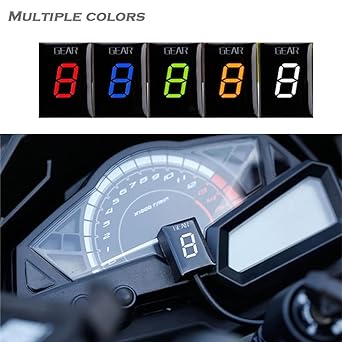 Speed Display Meter Motorcycle Gear Indicator Display Meter ECU Mount for Kawasaki Z750 Z 750 Z750R Z800 Z800E Z1000 Z 1000 SX Z1000SX Z650 Z300