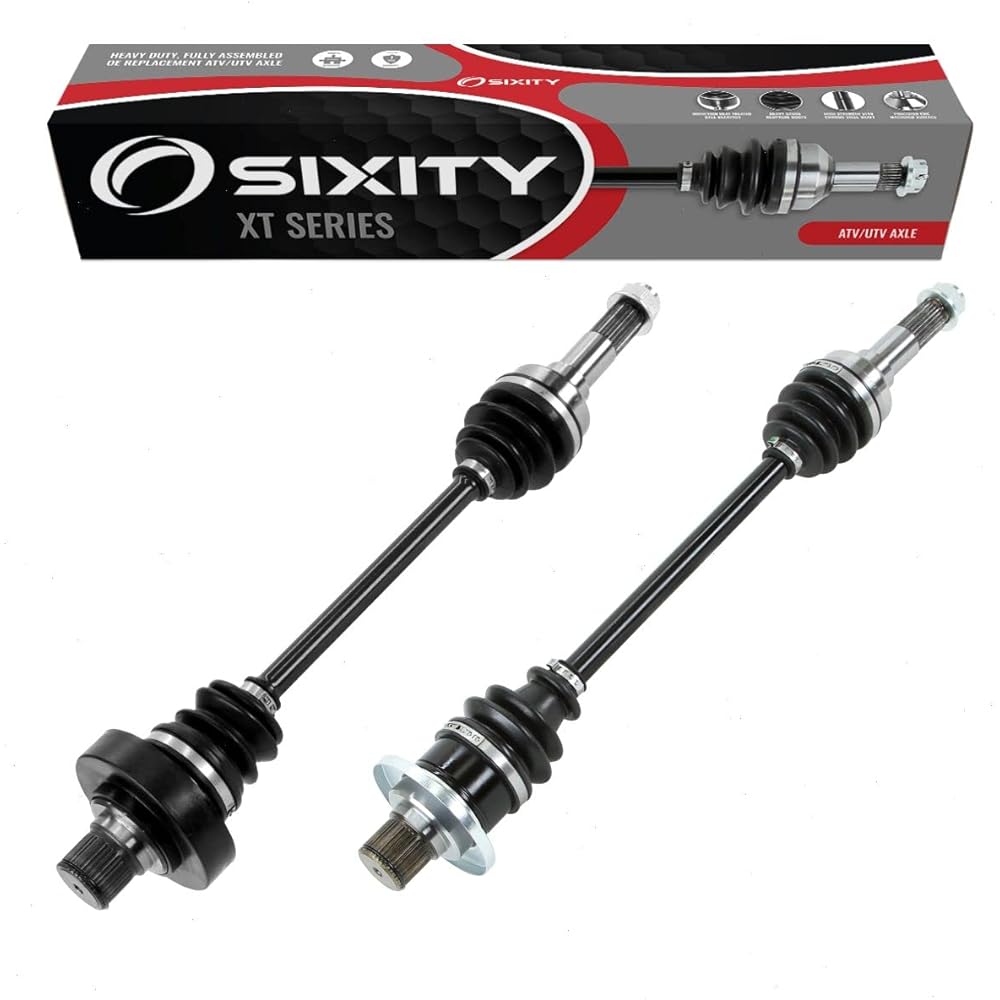 2008-2013 Yamaha 700 Rhino 4X4 Rear Right Axle XT Pair Back Driver Passenger Seat YXR7FDGR FDR FHD Complete Side