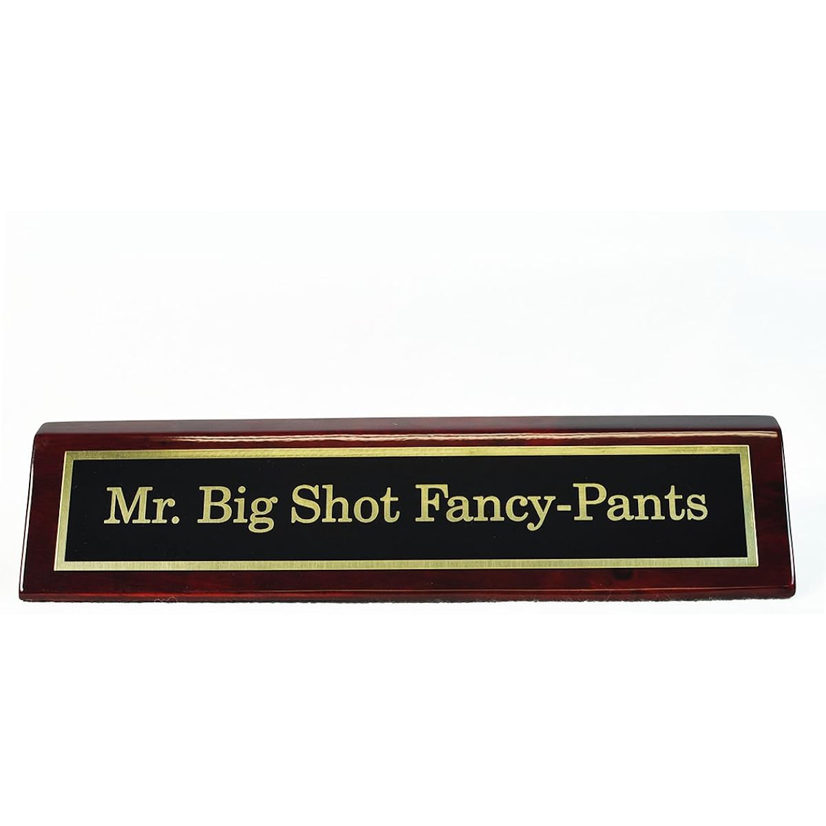 Mr. Big Shot Fancy Pants Desk Plate | Ideal Humorous Gift for Your Boss
