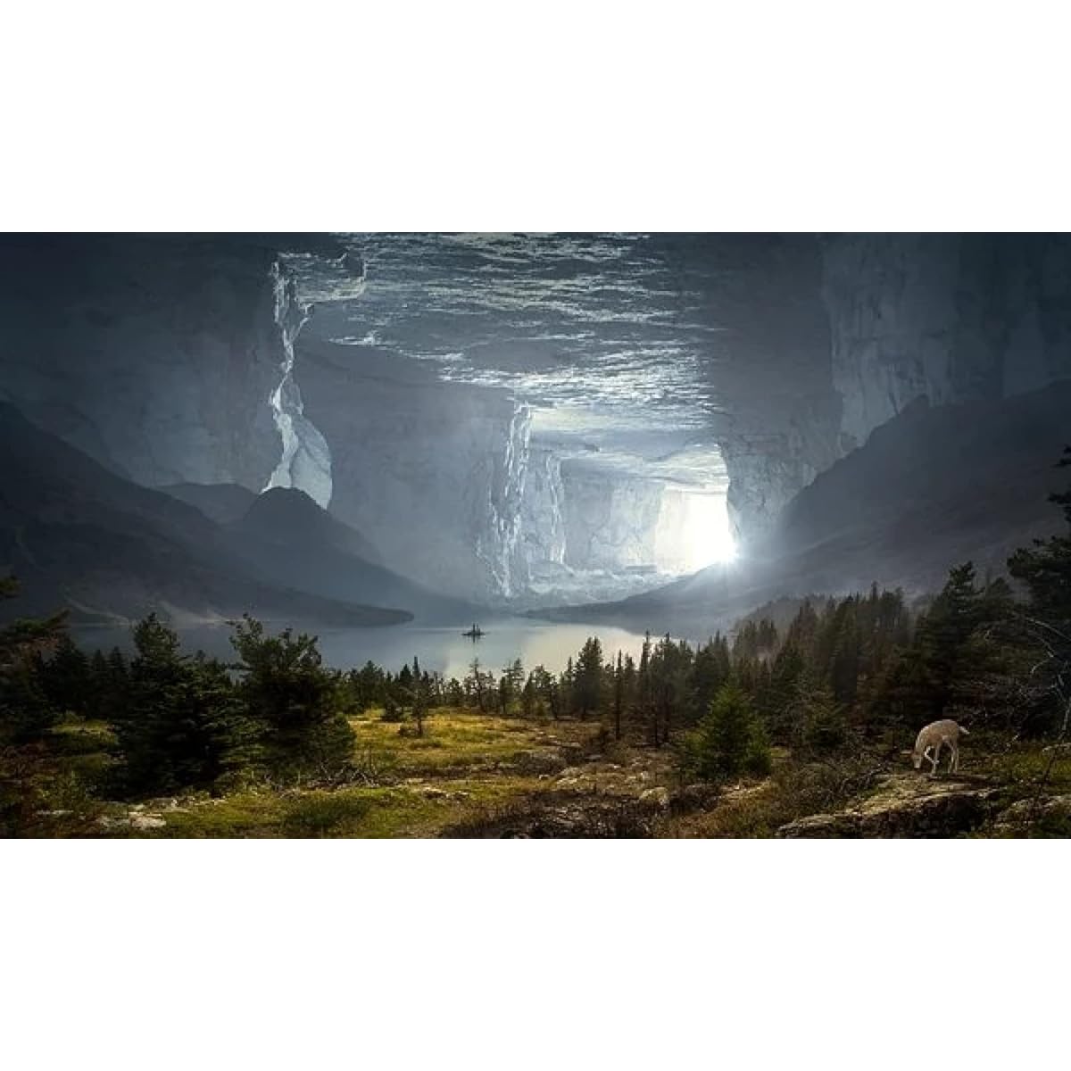 Wooden puzzles for adults - giant cave gifts for adults and kids - fun and hard, wooden crafts for family games - 1000 pieces (70x50cm)