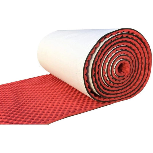 1 square meter bedroom acoustic panel, hotel apartment sound absorbing cotton foldable portable soundproof foam (blue) (red)