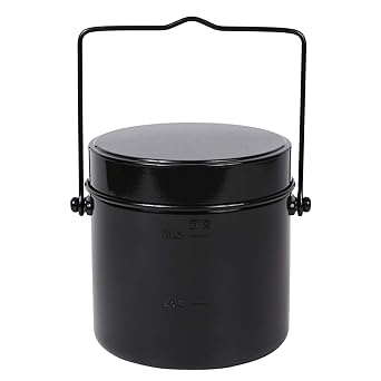 Ooi Metal (OOI) Rice Bowl 5 Cups Aluminum 811-B 62-6546-24/GHV1501 Black