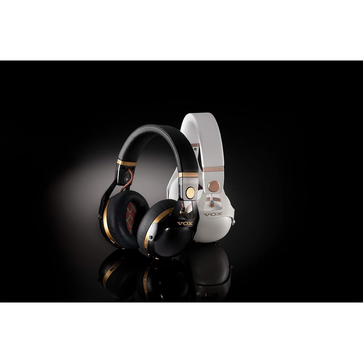 VOX Noise Canceling Monitor Headphones VH-Q1 BK Black/Gold Wireless Bluetooth Google Assistant Siri 36 Hours Continuous Use
