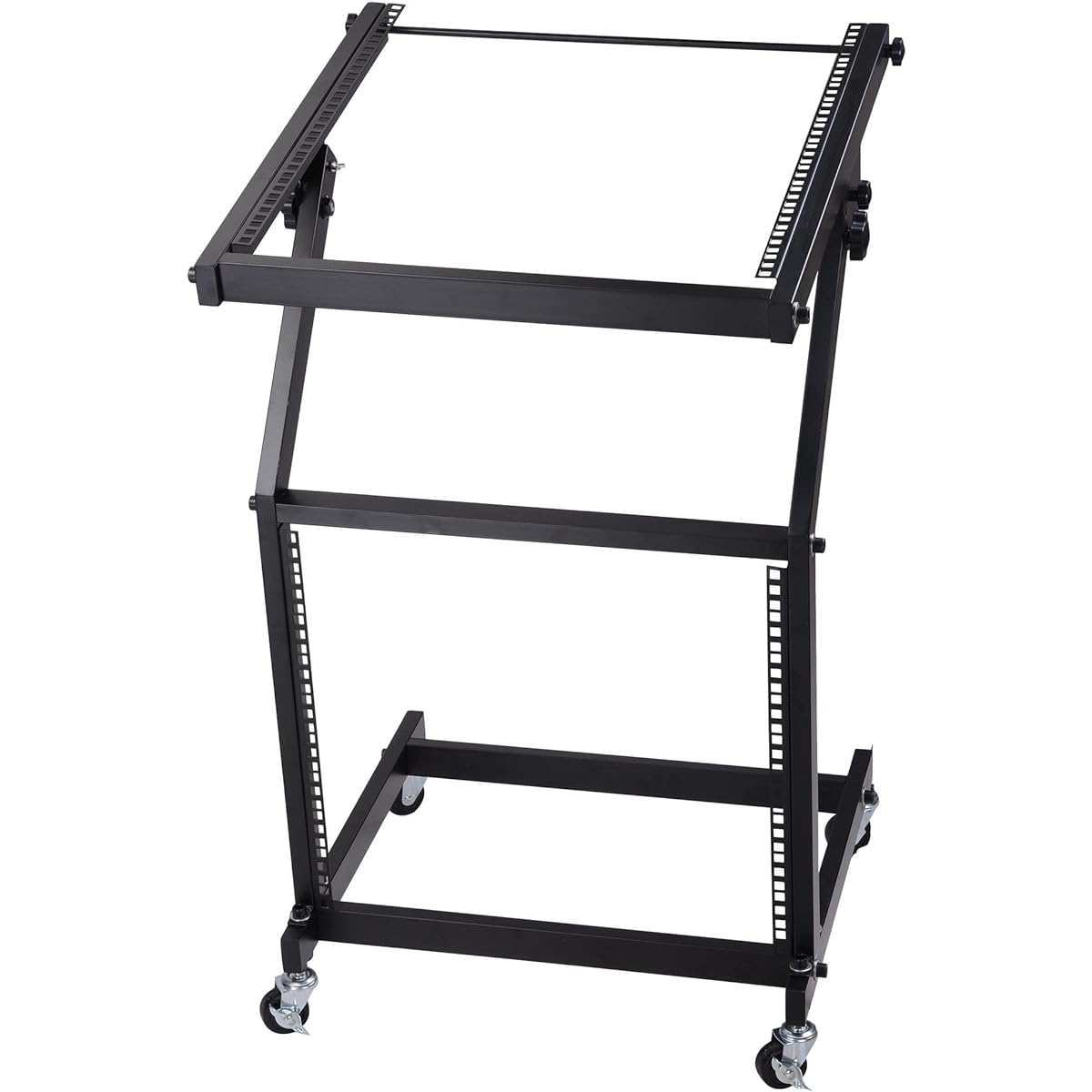 AW 9U DJ Mixer Stand Rack Mount Stage Cart Music Equipment Studio Party Show