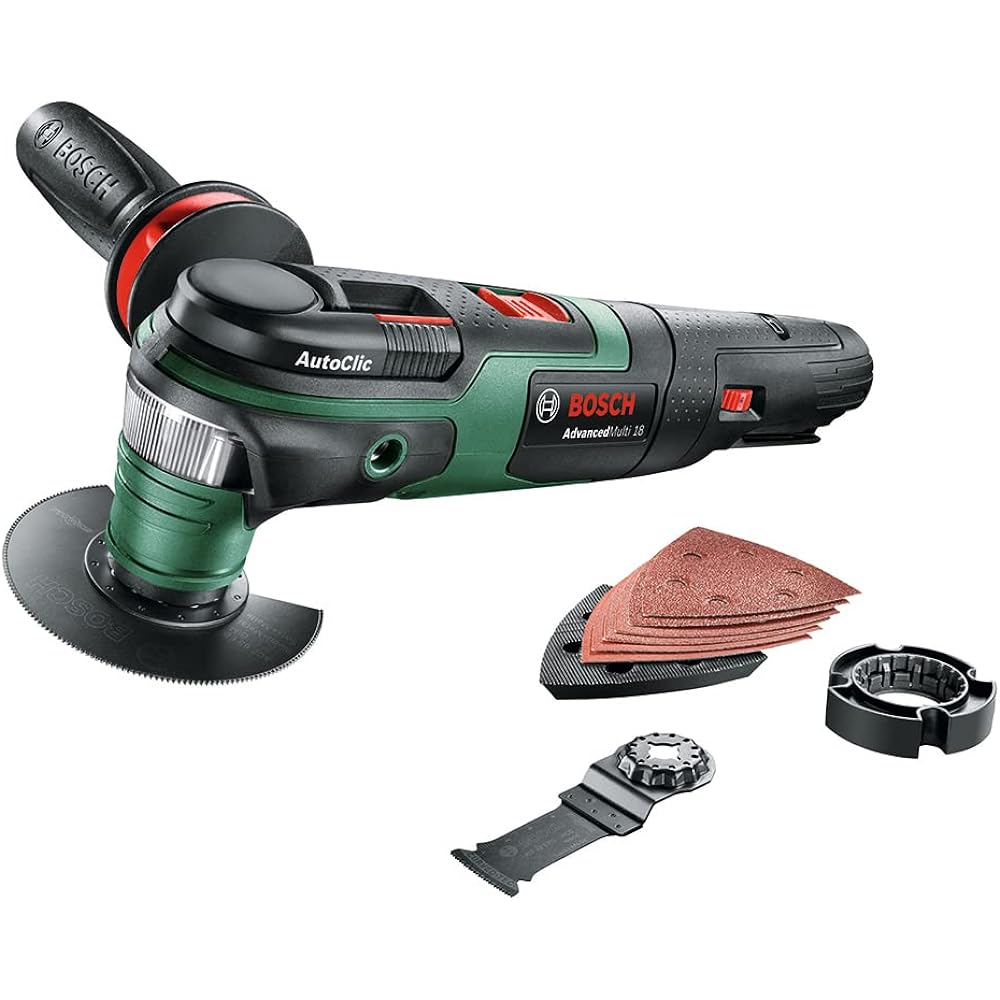 BOSCH 18V battery multi-tool (cut and sew) (body only, battery and charger sold separately) MLT218