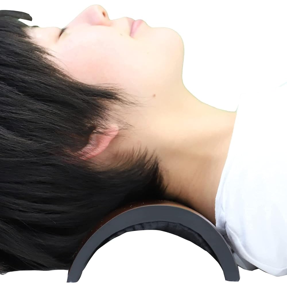 [Domestic] Bamboo neck pillow (small) Straight neck, crane neck, smartphone neck, cold head and warm feet! Bamboo's cool feeling and hard pillow.Natural bamboo curves are perfect for stiff shoulders, neck tension, and neck stretching.