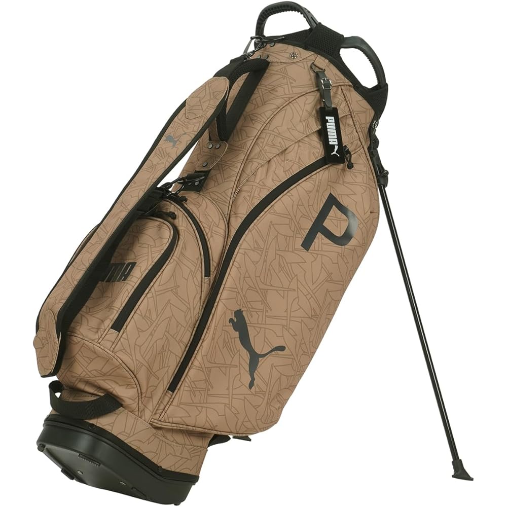 [PUMA] Caddy Bag Golf Multi-Pocket P Graphic Stand Bag Men's