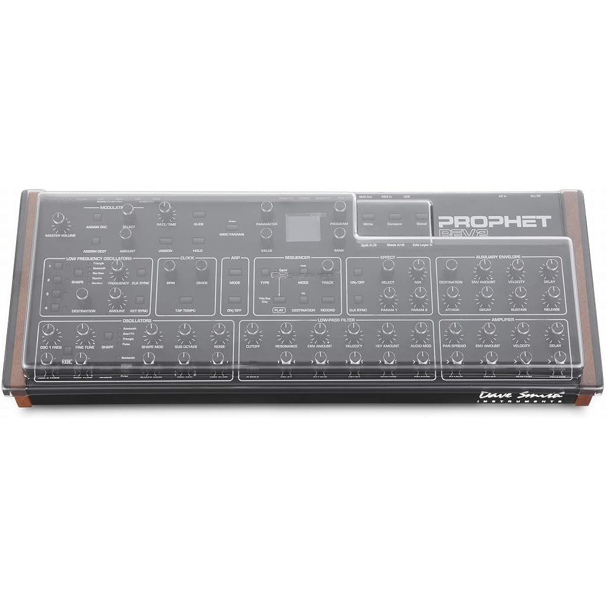 DECKSAVER Impact Resistant Cover for Sequential Prophet Rev2 DS-PC-REV2