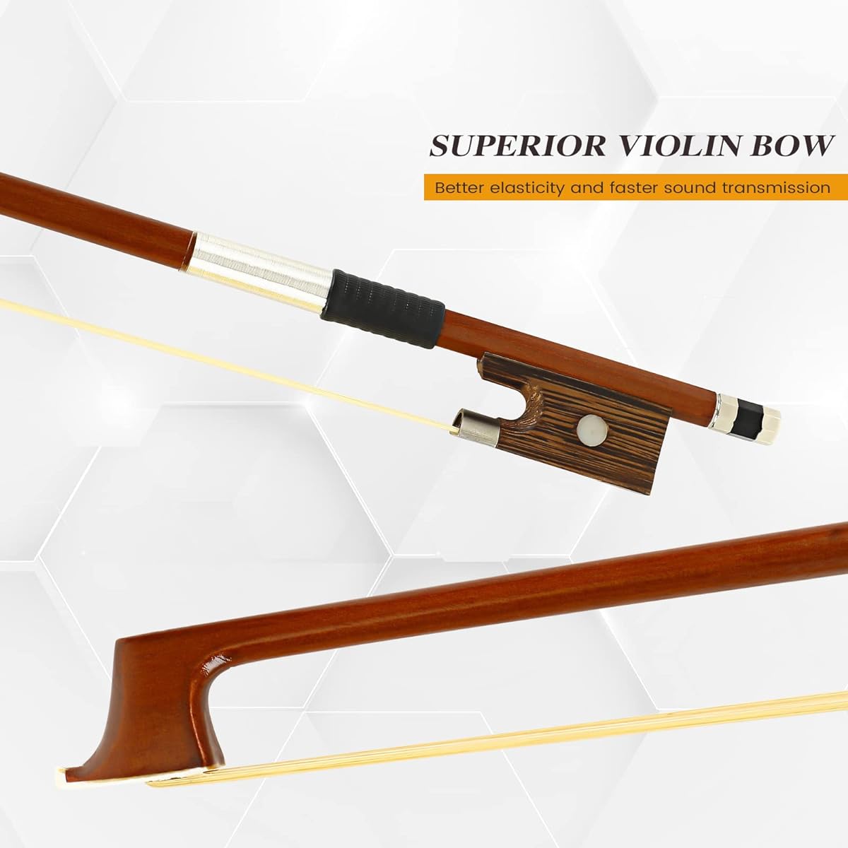 Asmuse Full Size 4/4 Violin Kit Premium Solid Wood Starter Violin with Bow Case for Beginners Adults Kids (Red)