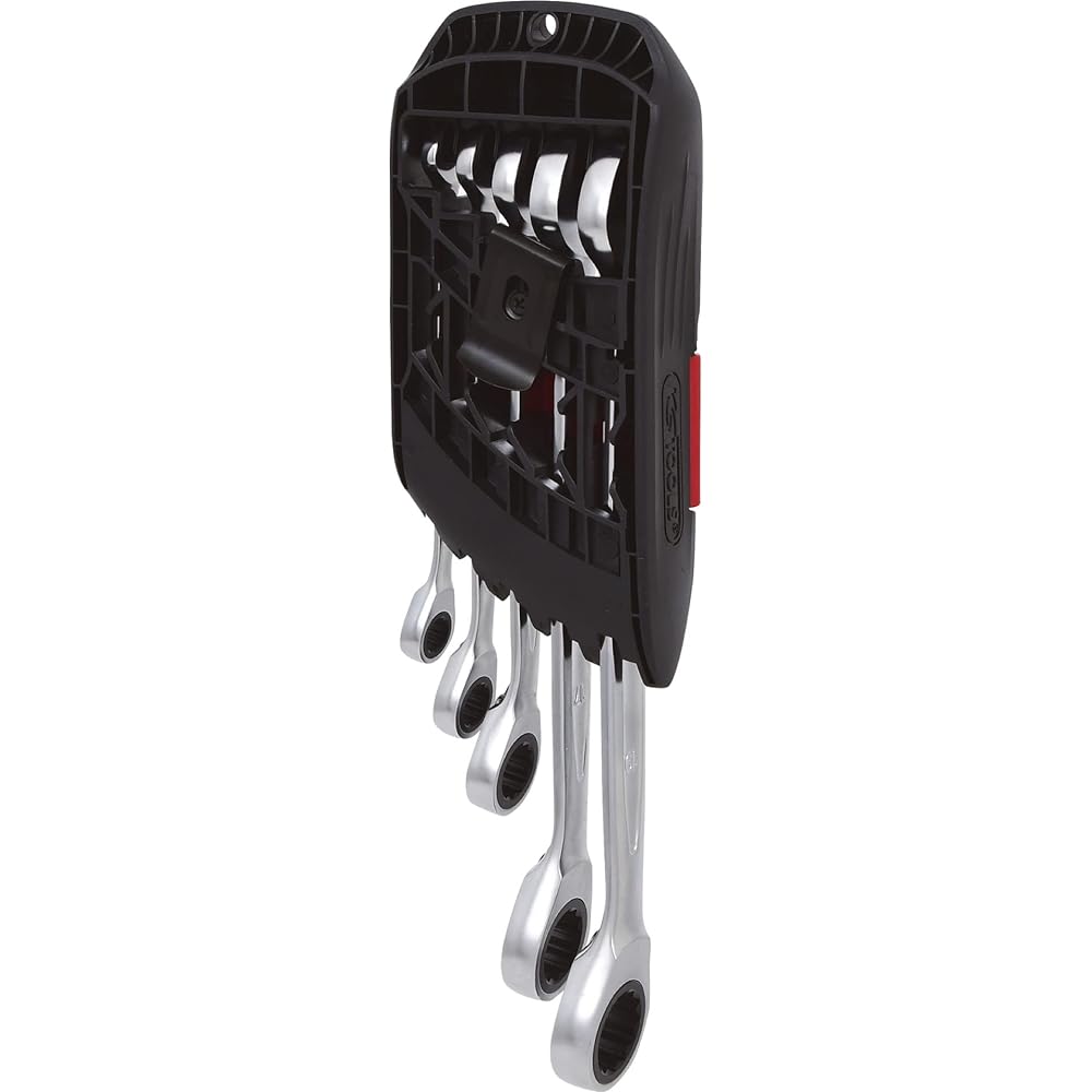 KS TOOLS Combination Ratcheting Spanner Set 5 pcs 8-19mm GEARplus GEARplus Reversing combination ratcheting spanner set 5 pcs 8-19mm 503.4605