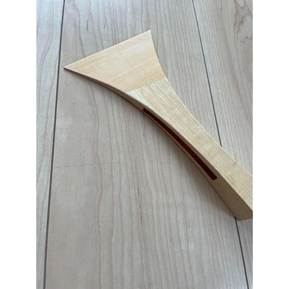 Shamisen plectrum, wooden plectrum, boxwood, made by Komori, Tokyo, 30 momme, LFY0SBT5