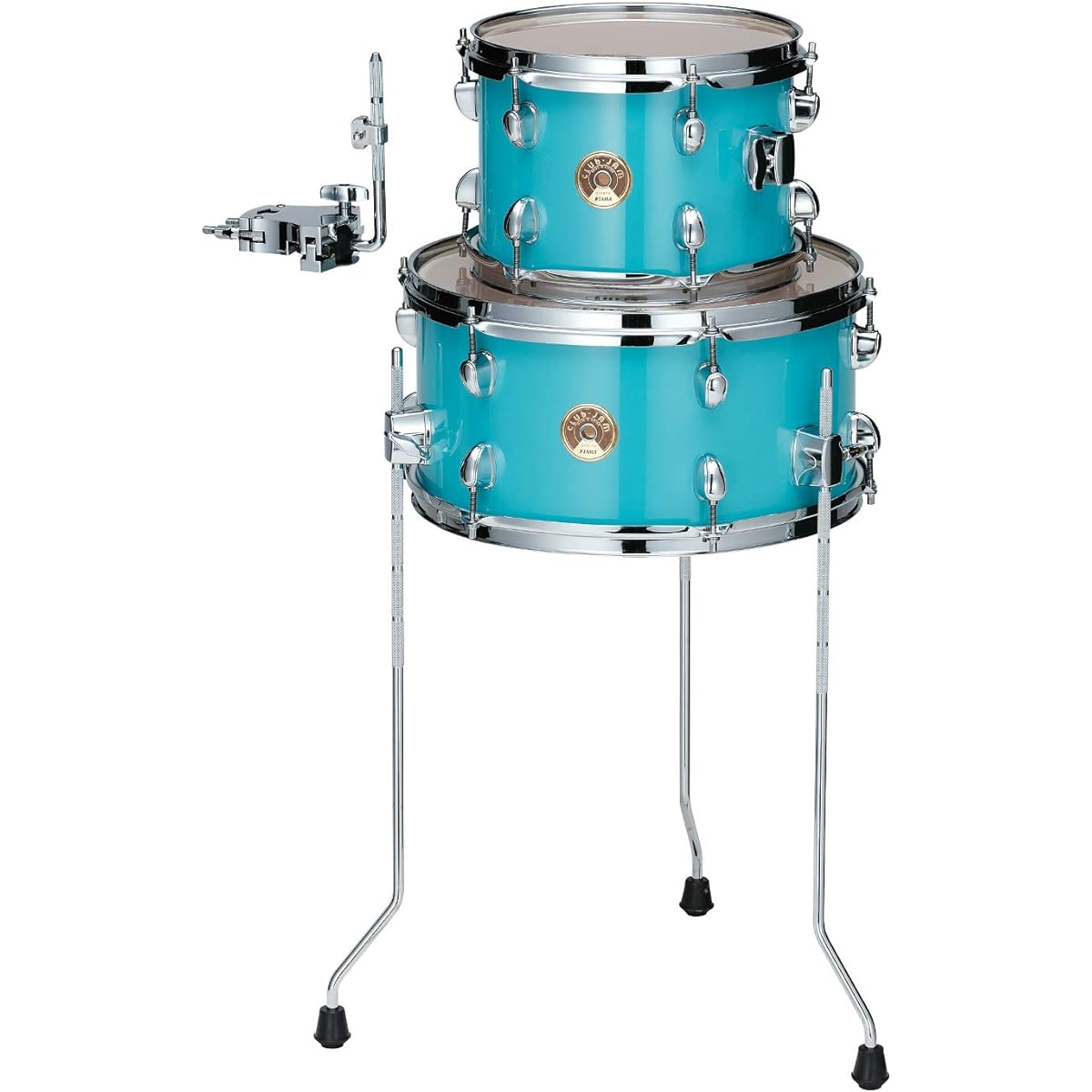 TAMA Tama [Ultra compact, "minimum unit" drum set, CLUB-JAM MINI] 10" tom + 14" floor add-on pack Aqua Blue LJKT10F14-AQB
