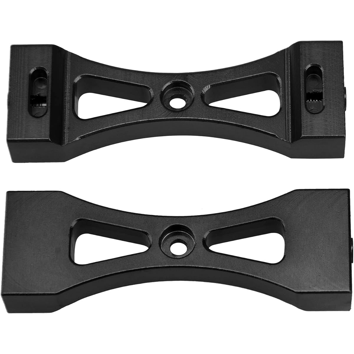 Vgoohobby 2Pcs Metal Bracket Fixed Mount Beam for WPL B1 B14 B16 B24 C14 C24 B36 MN Model D90 D91 RC Car (Black)