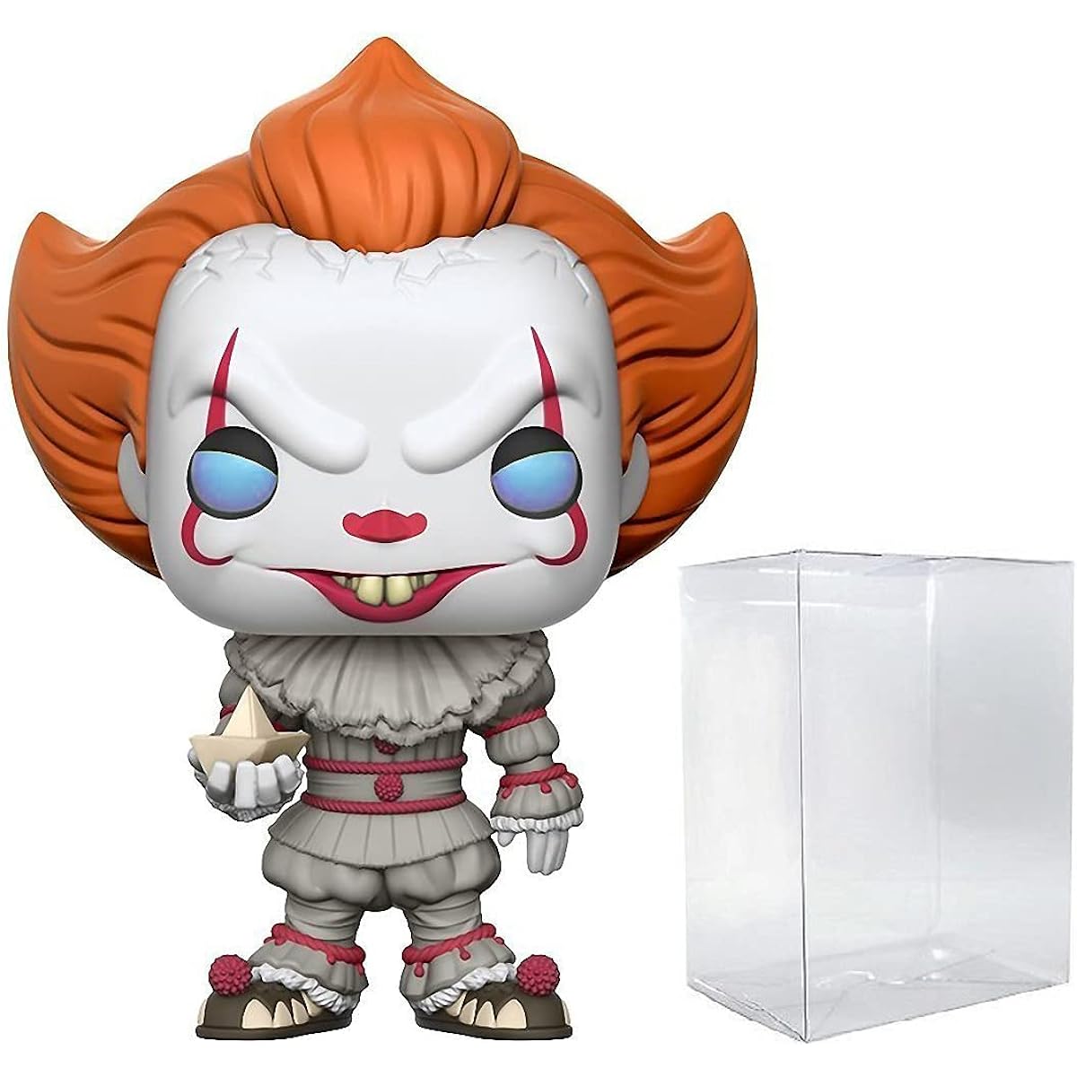 POP Stephen King's It - Pennywise the Boat Funko Vinyl Figure (Includes Compatible Box Protector Case) Multicolor 3.75"
