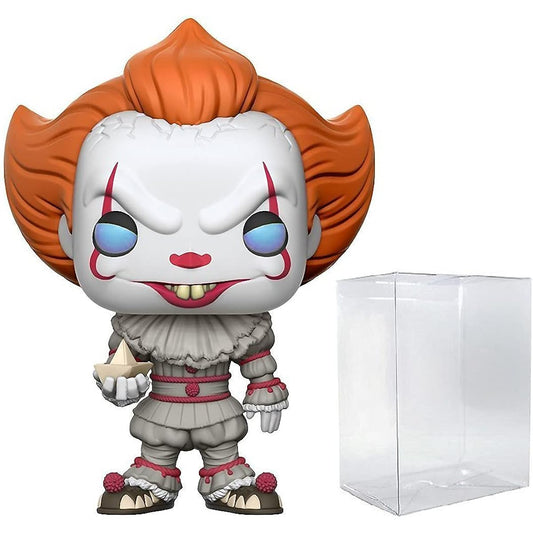 POP Stephen King's It - Pennywise the Boat Funko Vinyl Figure (Includes Compatible Box Protector Case) Multicolor 3.75"