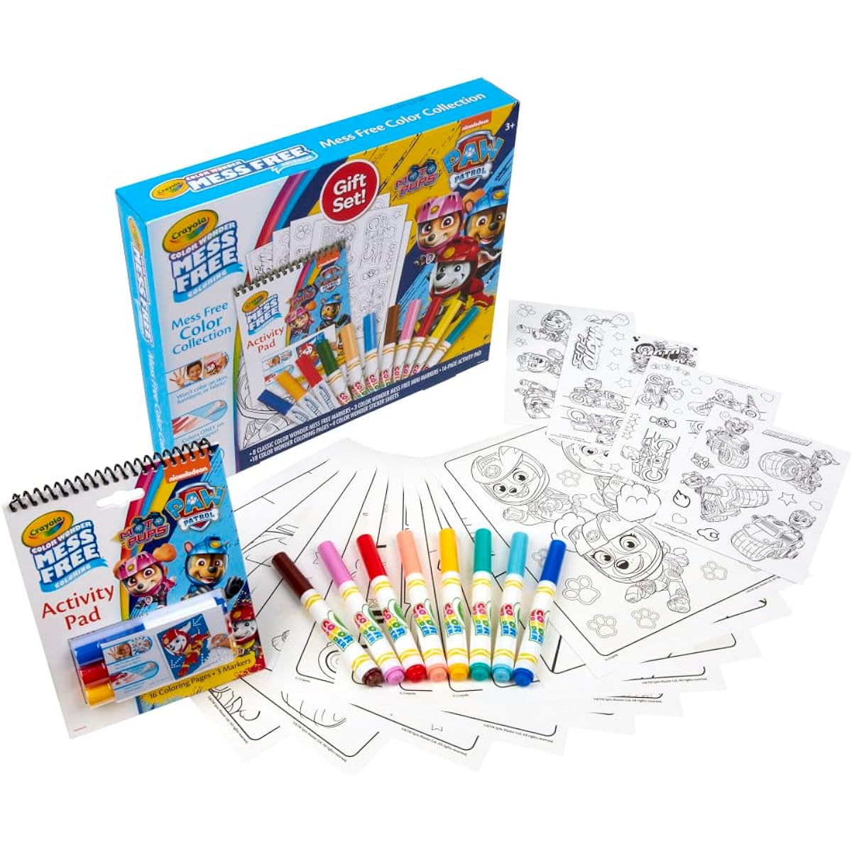 Crayola Paw Patrol Color Wonder Gift Set - Gift for 3, 4, 5 and 6 year olds