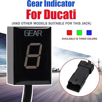 Digital Meter Display Motorcycle Electronics 1-6 Level Speed Gear Indicator Ducati Monster 696 Monster 696 Accessories Digital Gear Display Meter Indicator Meter Display