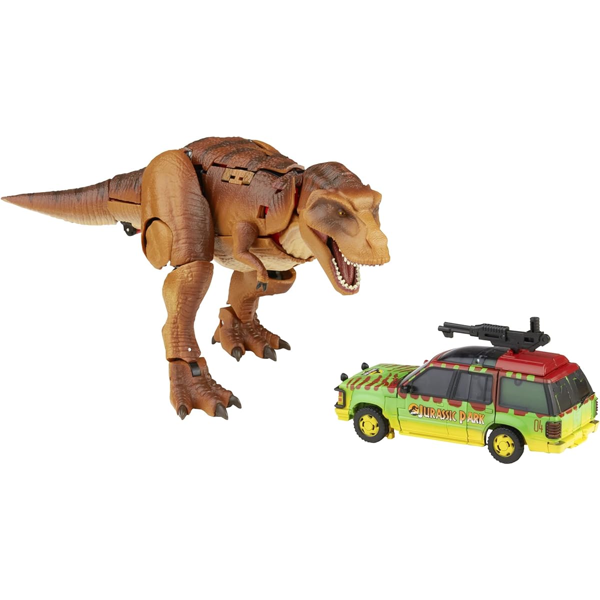 Transformers Generations Collaboration: Jurassic Park Mash-up Tyrannocon Rex & Autobots JP93 Ages 8 and up