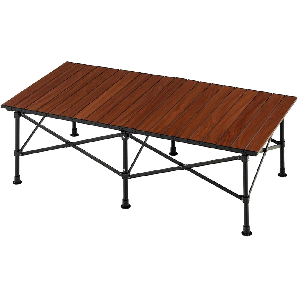 BUNDOK Aluminum Roll Table BD-222WB/BD-193WB Camping Low Table High Table with Storage Case