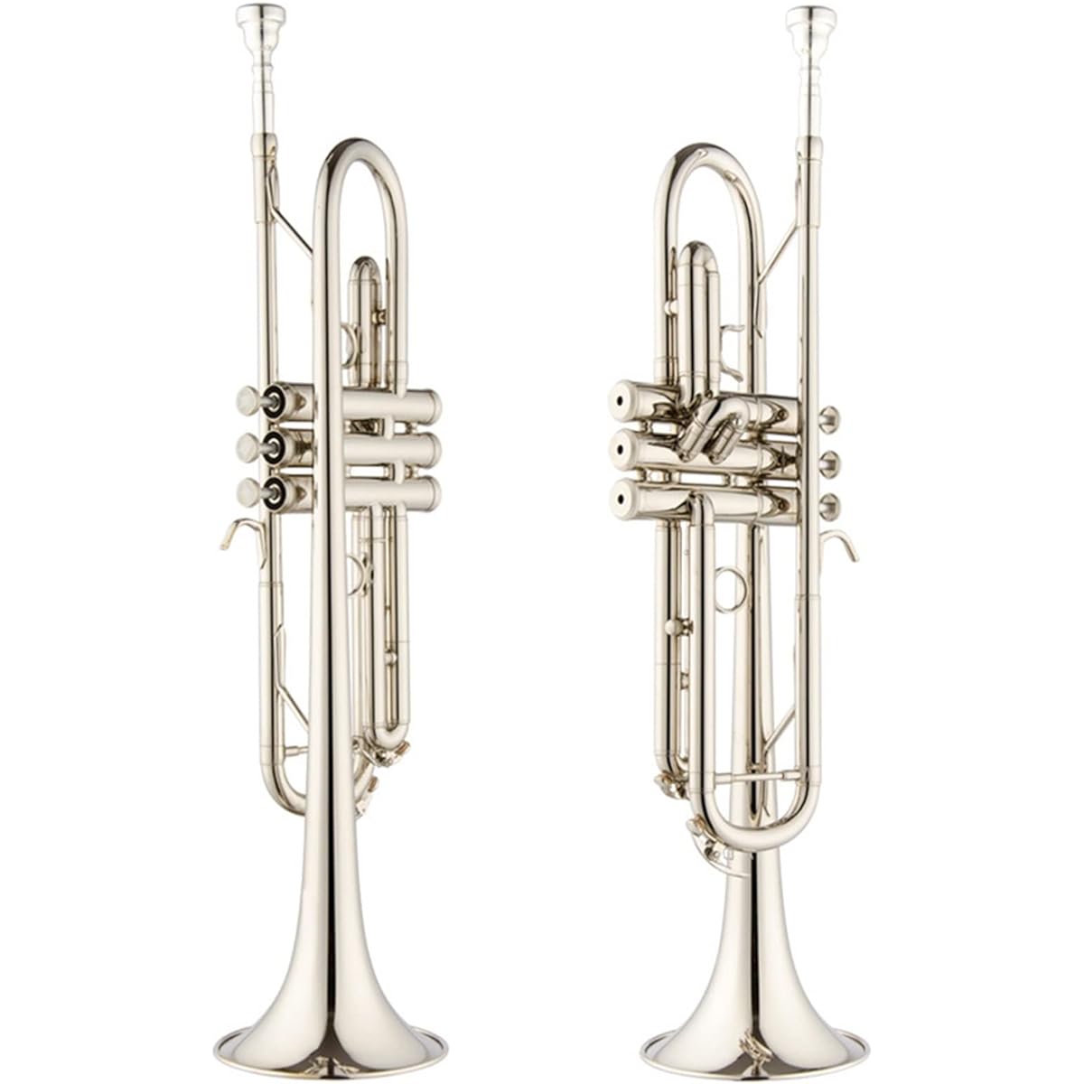 Trumpet B Flat Wind Machine Silver Plated Trumpet Trumpet Instrument