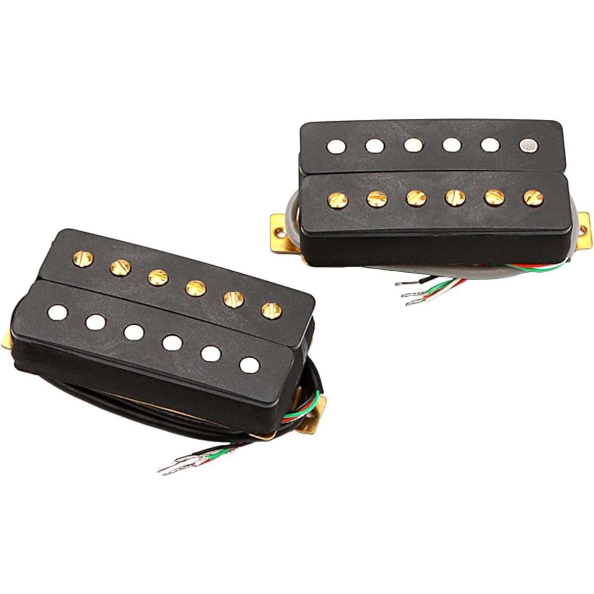 Deevoka 2 Pieces Parts Musical Instrument Accessories Electric Guitar Neck and Bridge Pickup