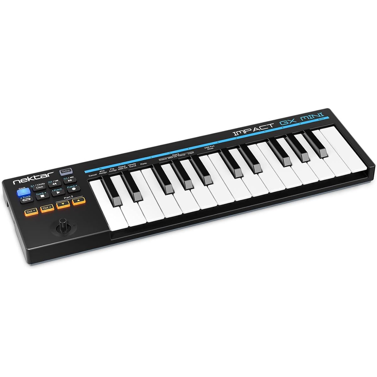 Nektar Technology Impact GX Mini MIDI Controller Keyboard Transport Button DAW Integration [Domestic Genuine Product] Black