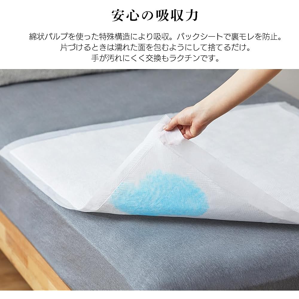 [Case] Iris Ohyama Waterproof Sheets 10 pieces x 6 pieces Disposable 59cm x 90cm FYL-10