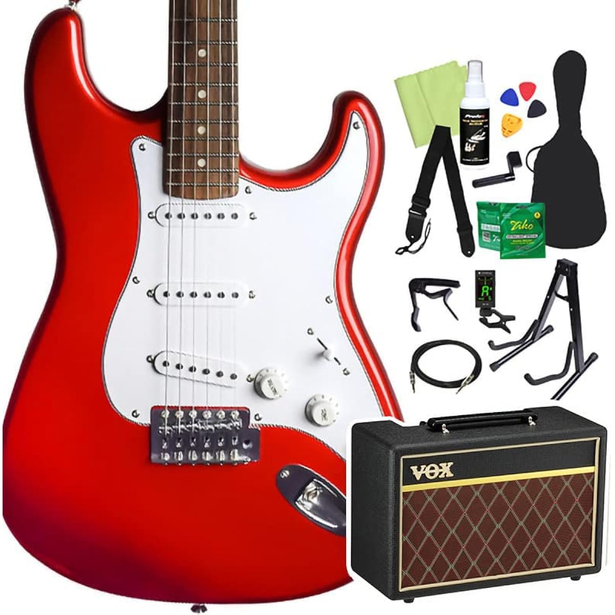 FERNANDES LE-1Z 3S/L CAR Electric Guitar Beginner 14-piece Set [With VOX Amplifier] Fernandes