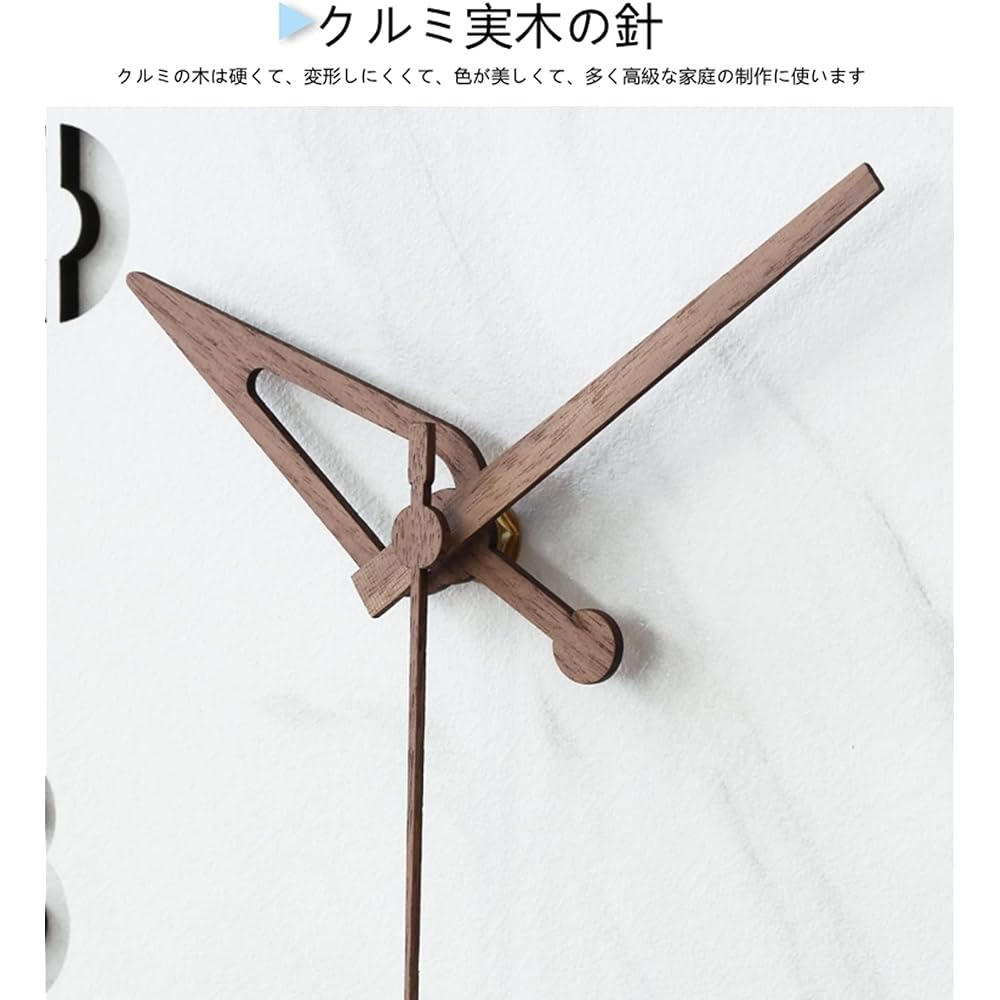 §BOMU-TECH∞BOMU Wall Clock, Scandinavian, Stylish, No Sound, 3D 3D Numbers, Wall Clock, Clock Interior, Western Style, Quiet, Easy to See, 3D Numbers, Diameter 30cm, Quiet, Non-Radio Wave ((Gray) A)