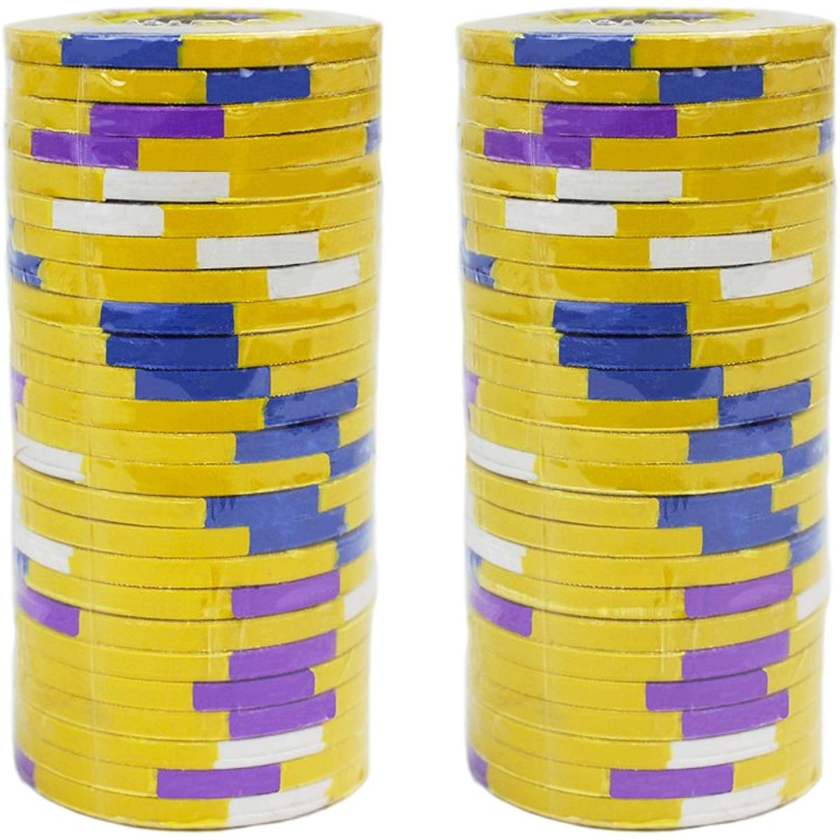 Brybelly King's Casino Premium Poker Chip 14-Gram Heavyweight Clay Composite - Pack of 50