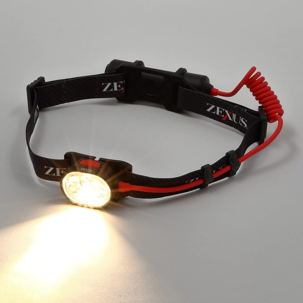 Fuji Touki ZEXUS LED Light ZX-R380 Rechargeable [Maximum 1000 lumens Main LED lighting time: Up to 98 hours White/Bulb color]