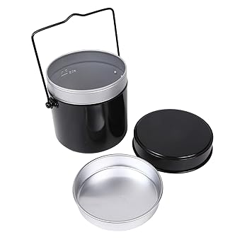 Ooi Metal (OOI) Rice Bowl 5 Cups Aluminum 811-B 62-6546-24/GHV1501 Black