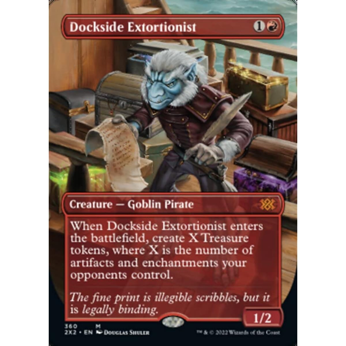 Magic: The Gathering - Dockside Extrusionist (360) - Borderless - Foil - Double Masters 2022