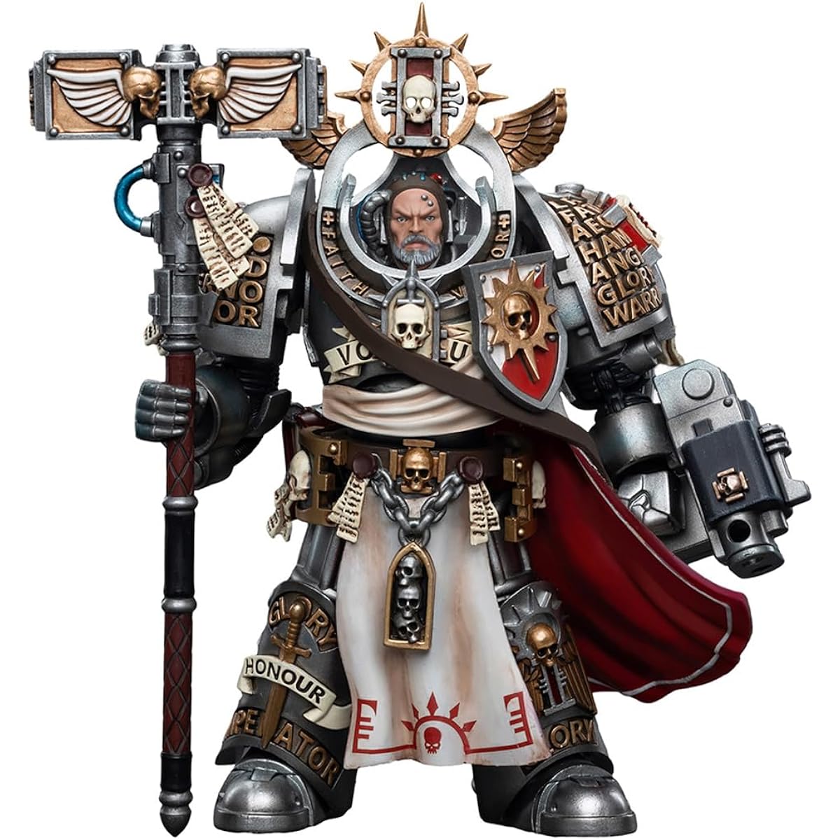 JOYTOY 1/18 Action Figure Warhammer 40k Mecha Gray Knight Grandmaster Voldus