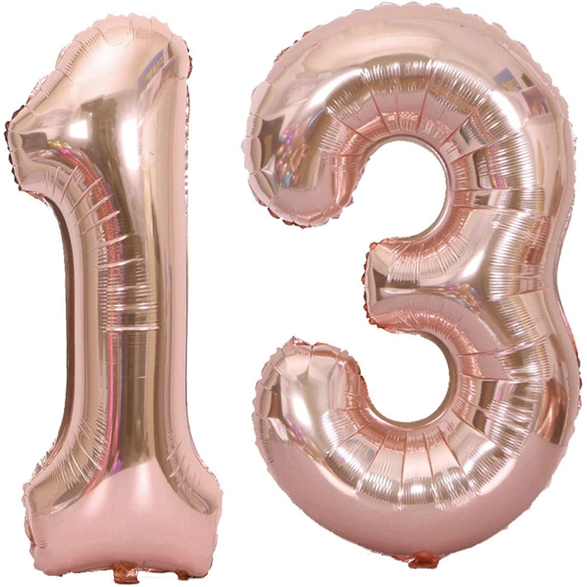 Tellpet Number 13 Balloons 13th Birthday Party Decorations for Girls Rose Gold 40 Inch