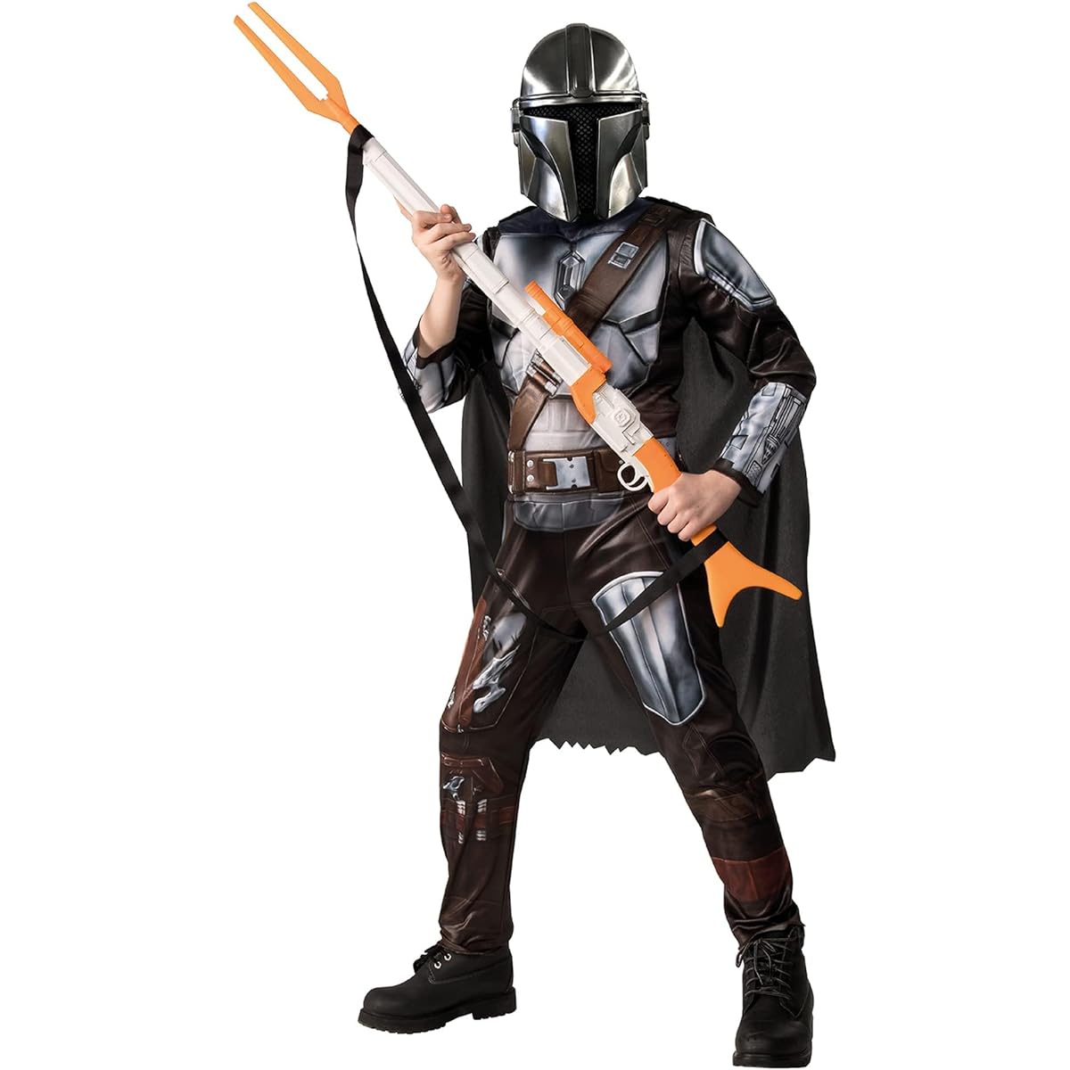 Rubie's Official Disney Star Wars The Mandalorian Kids Costume, Childs Fancy Dress, Size Small Age 4-6 Years, Height 122-126cm