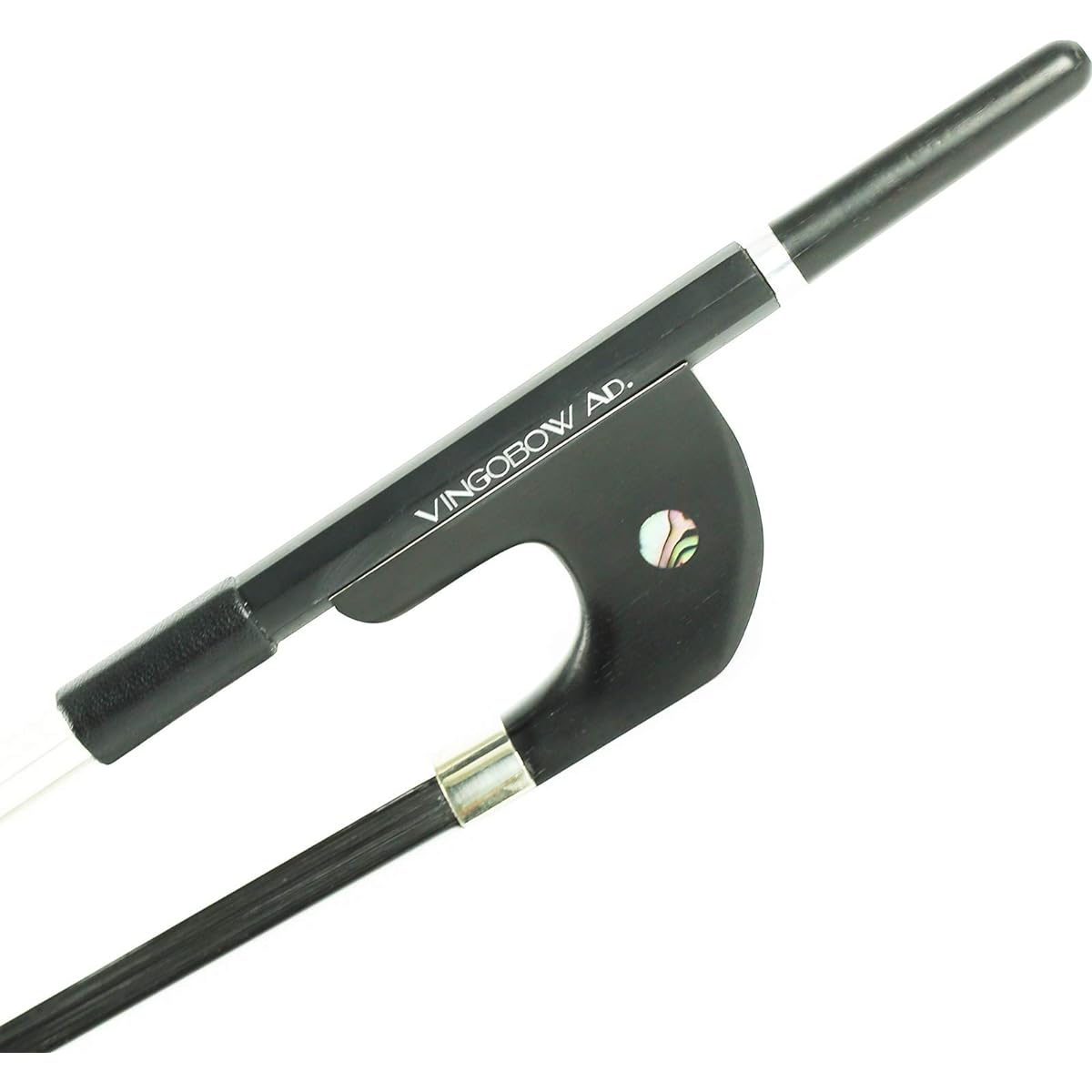 Contrabass Bow German Tile Carbon Bow Black Hair 1/4 Size
