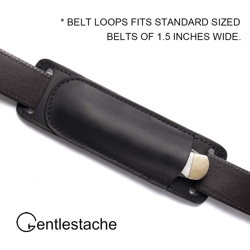 GENTLESTACHE Folding Knife Case Leather Belt Wear Petty Knife Sheath Knife Sheath Opinel Case Leather Knife Cover Bonn Knife Holder