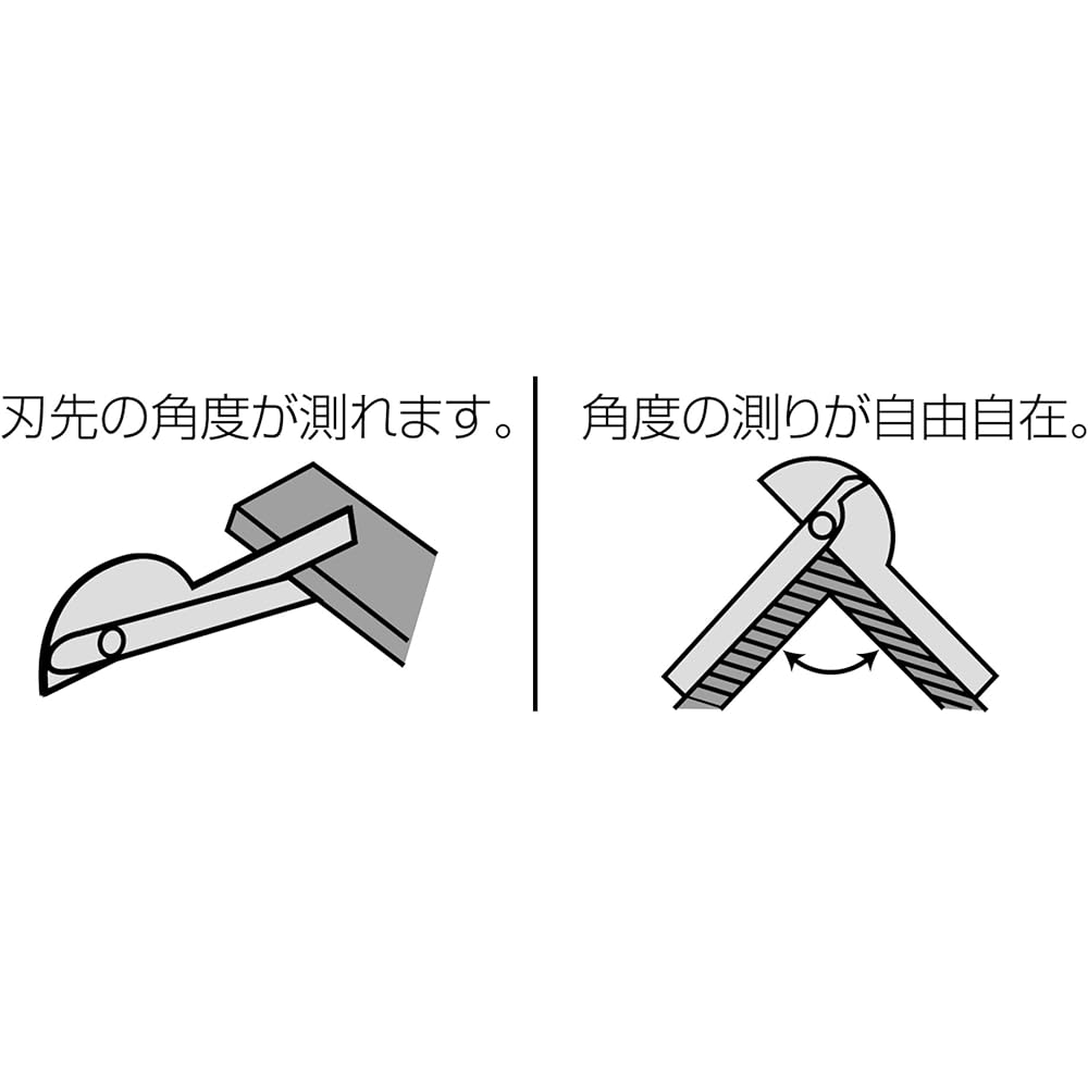 Shinwa Sokutei Protractor Diameter 210 2 Rods with 30cm Scale No.300 Silver 62839