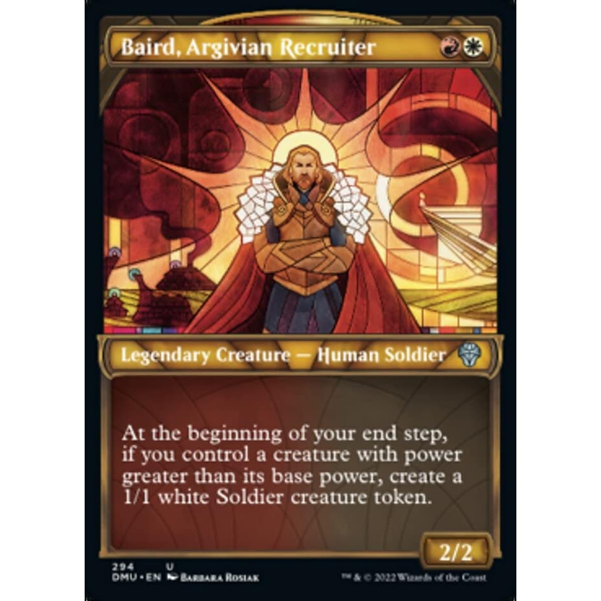 Magic: The Gathering - Argybian Recruiter (294) - Showcase - Foil - Dominaria United