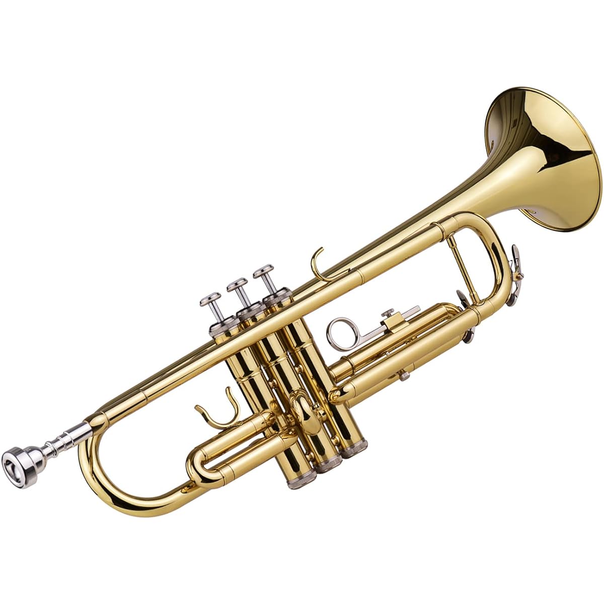 summina Trumpet Bb B flat brass with exquisite mouthpiece glove